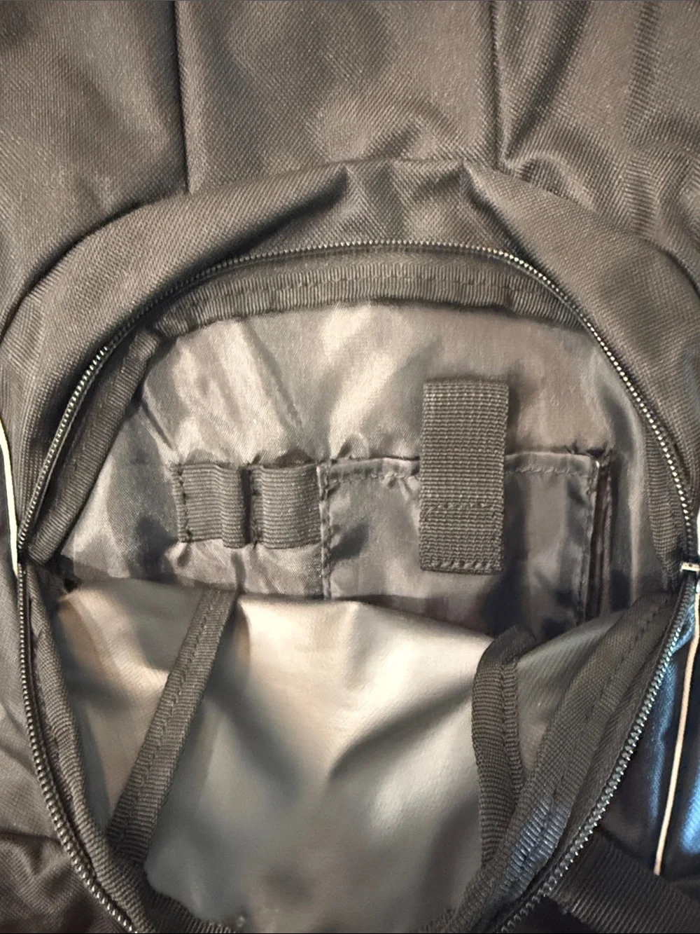 Targus Black Backpack with White Piping